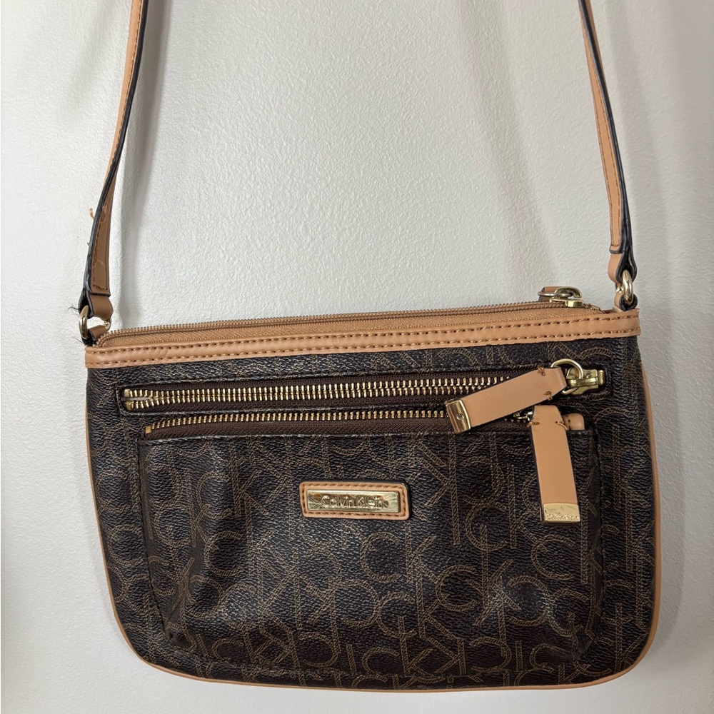 Calvin Klein Brown Crossbody Bag